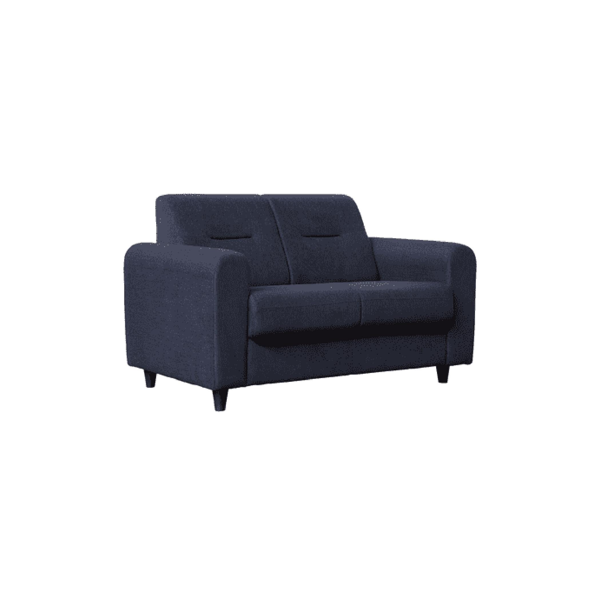 Nola Two Seater Sofa in Navy Blue Colour