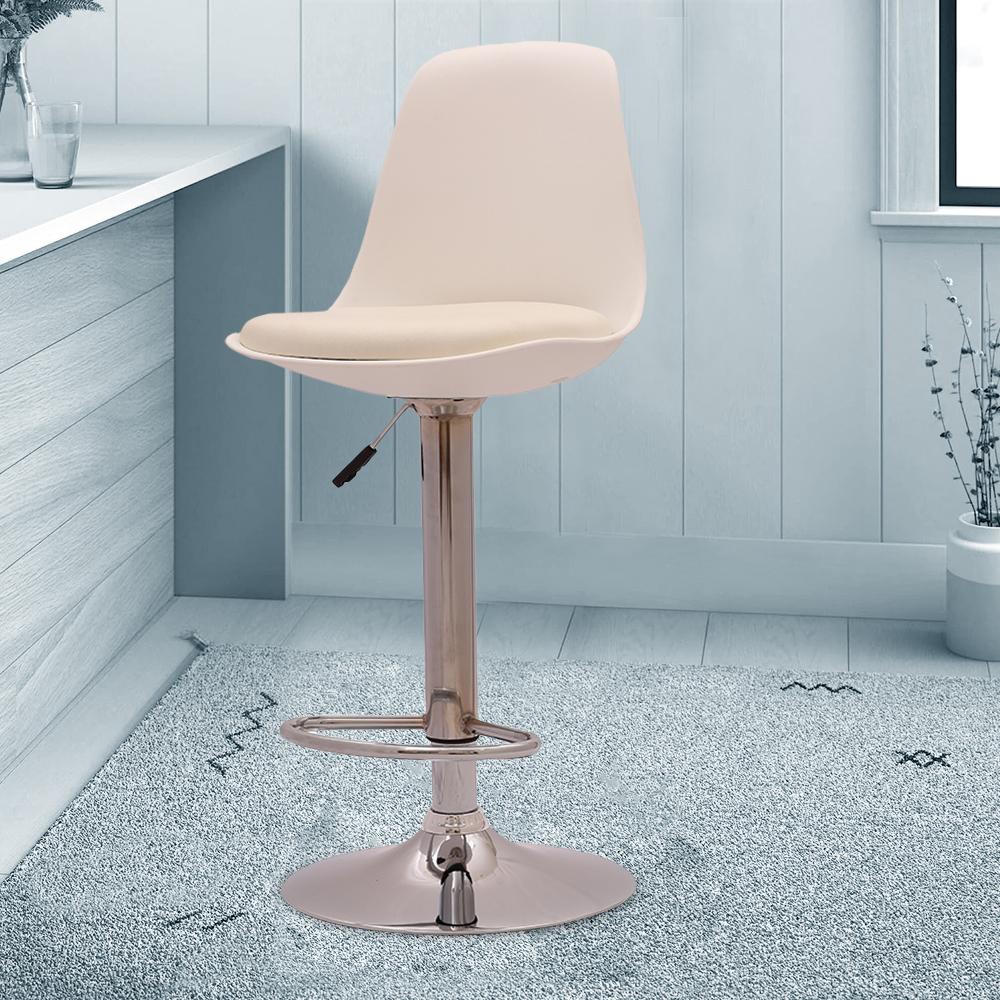 Chiltern White Metal Bar Stool