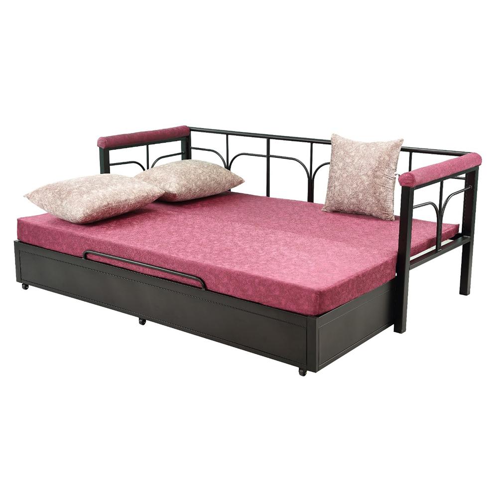 Jeffery 3 Seater Sofa Cum Bed with Storage