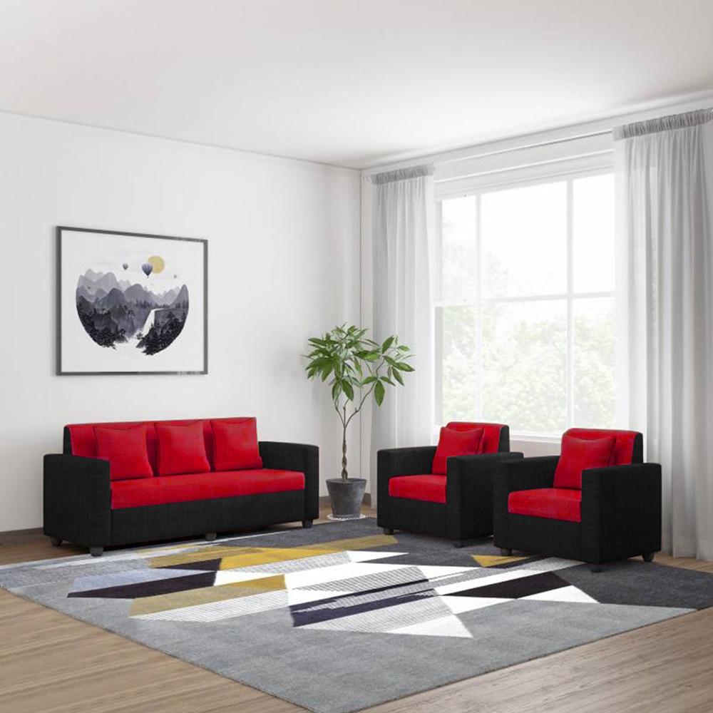 Louis Fabric 3+1+1 Seater Sofas  