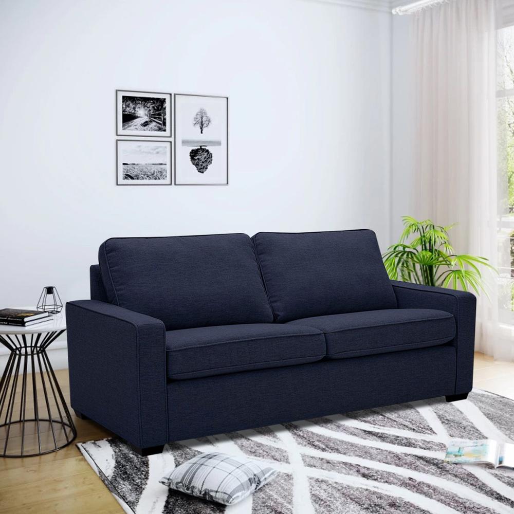 Voss Fabric Three Seater Sofas  