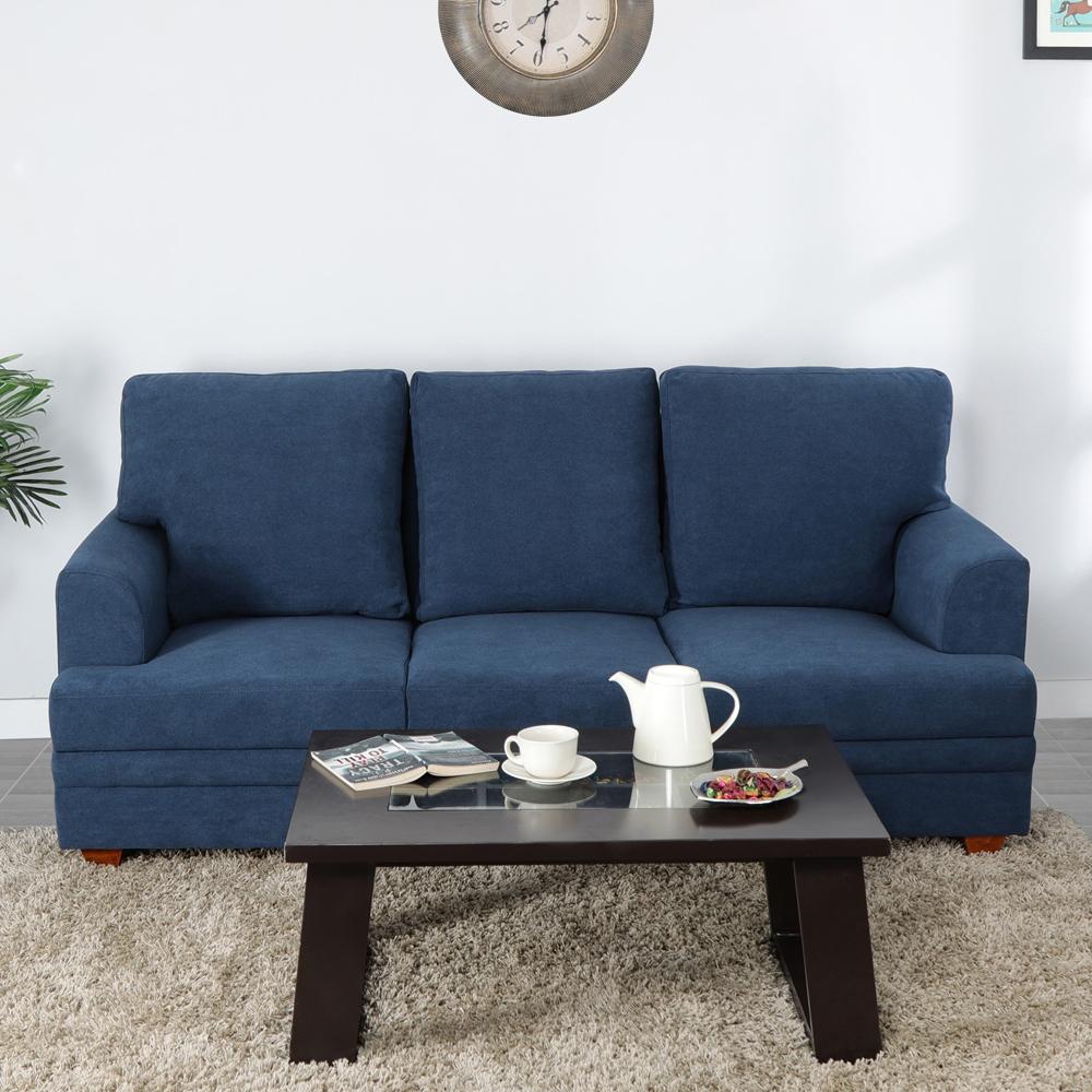 Larvik Fabric Three Seater Sofas  