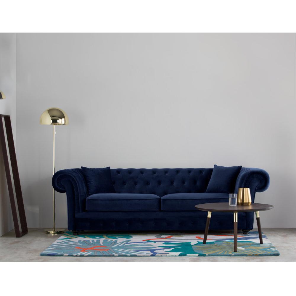 Simon Fabric Three Seater Sofas  