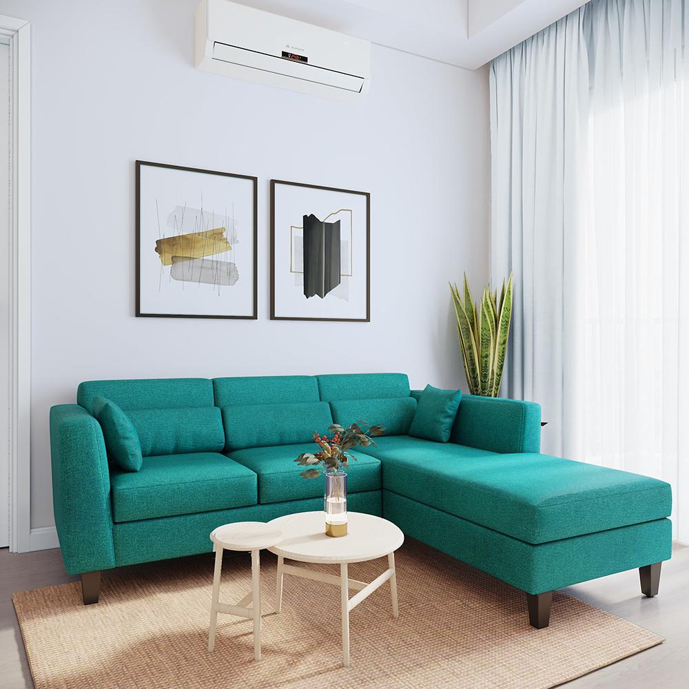 Zander Fabric L-shaped Sofas  