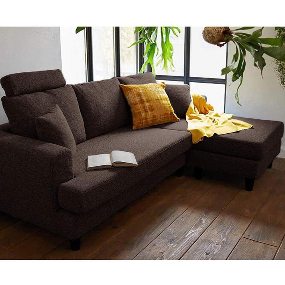 Crew Fabric L-shaped Sofas  