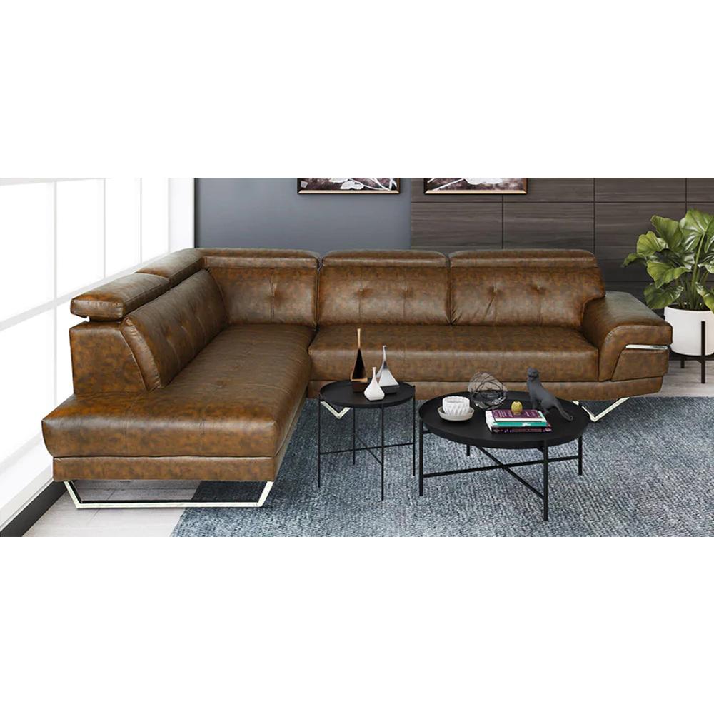Andres Fabric L-shaped Sofas  