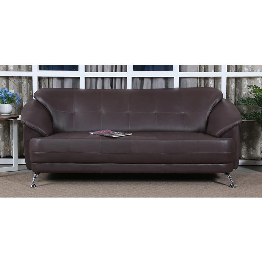 Adonis Leatherette Three Seater Sofa