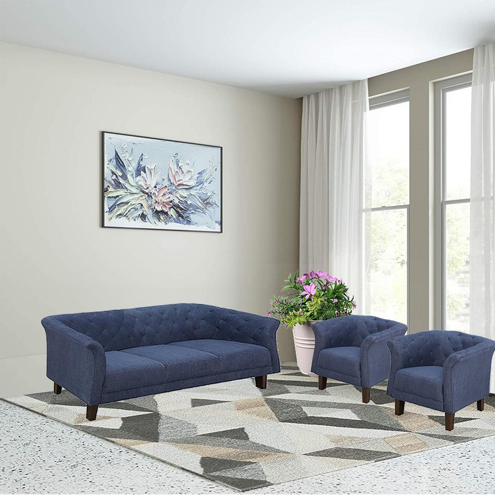 Jeremy Fabric 3+1+1 Seater Sofas  