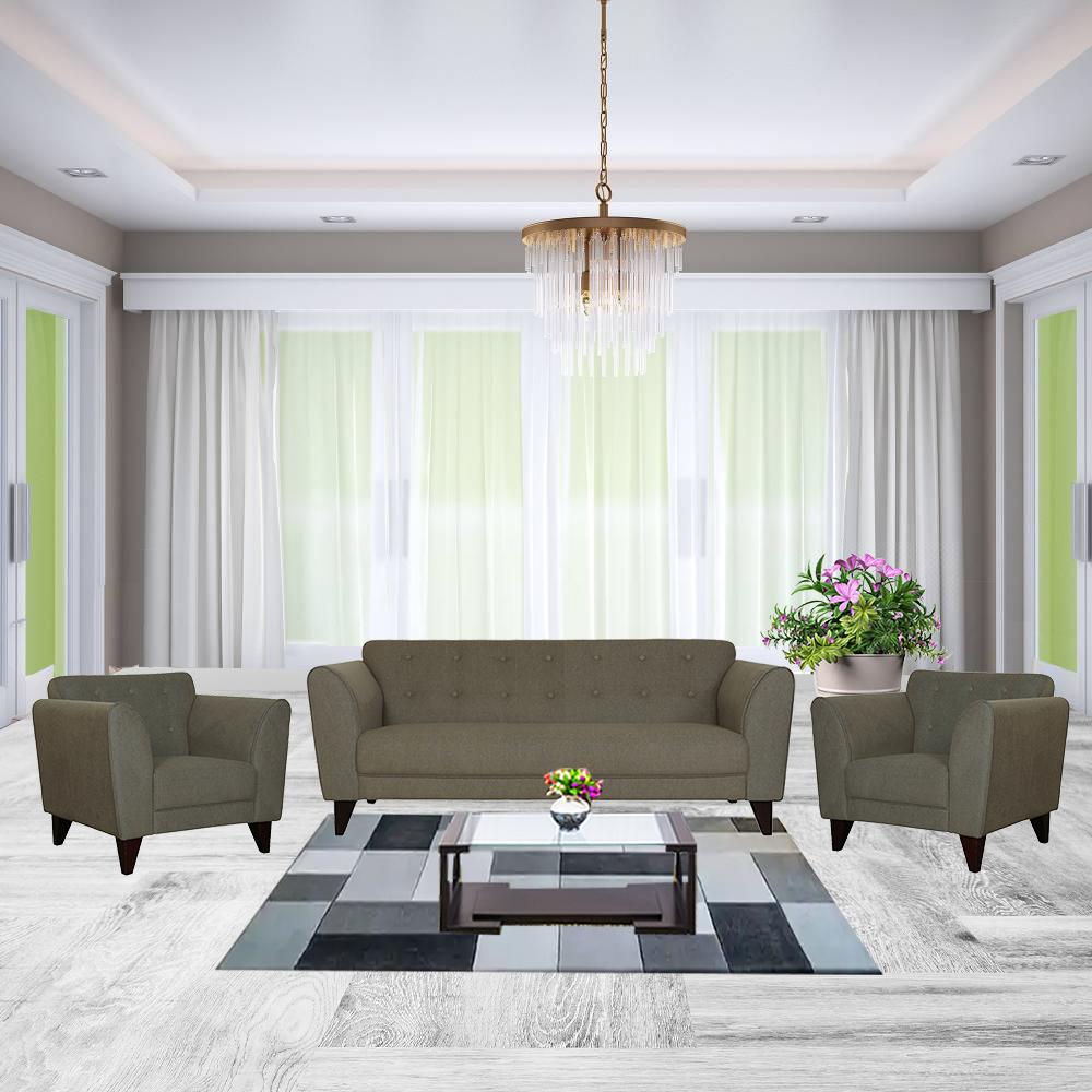 Brantley Fabric 3+1+1 Seater Sofas  