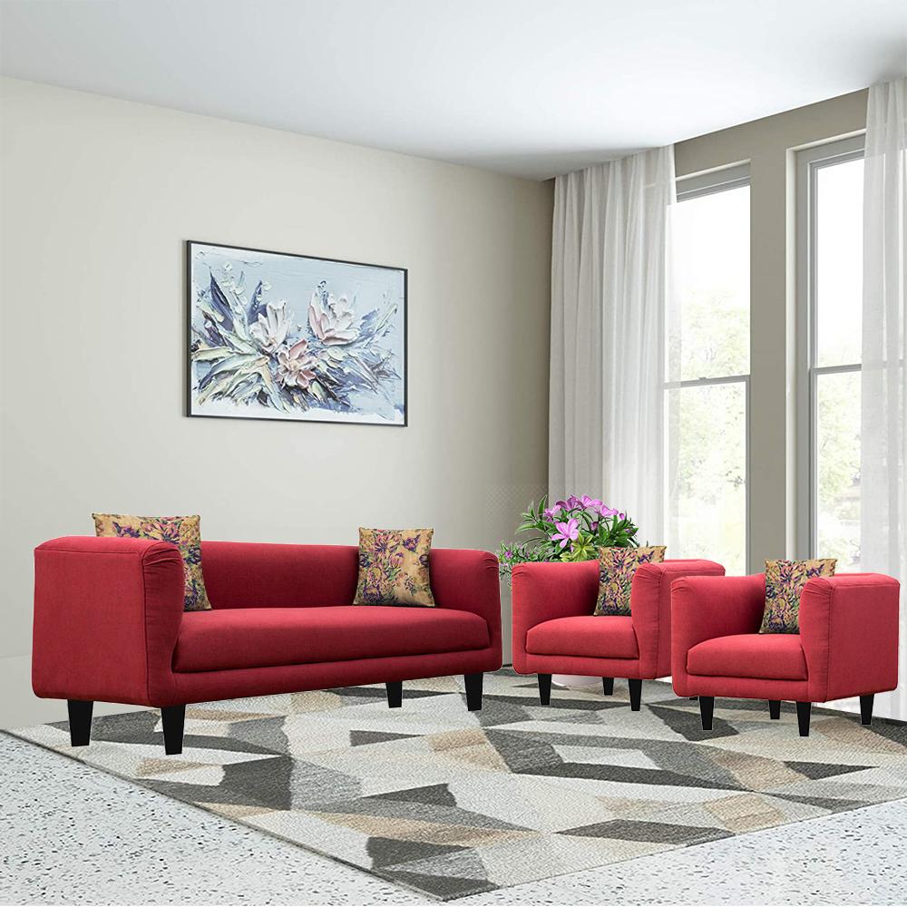 Knox Fabric 3+1+1 Seater Sofas  