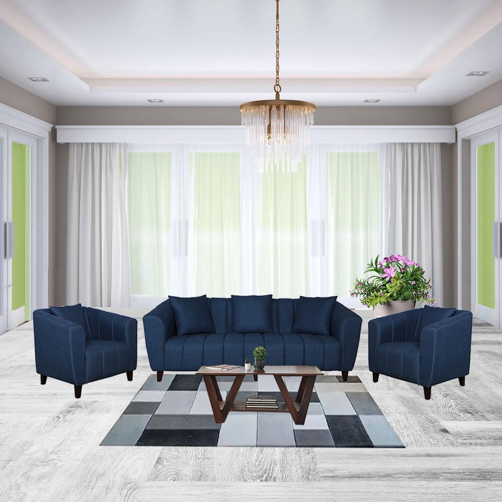 Messiah Fabric 3+1+1 Seater Sofas  