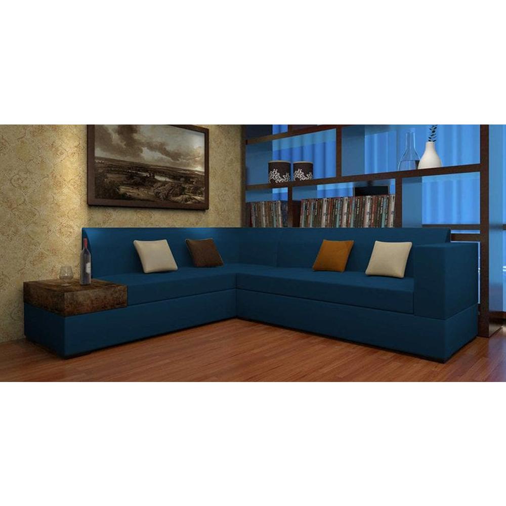 Ruby Leatherette L-Shaped Sofas   