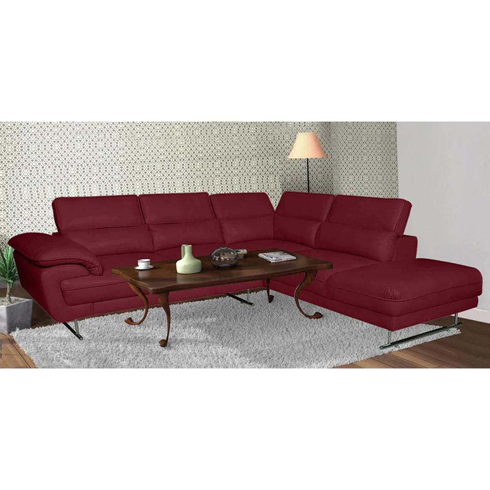 Ariana Leatherette L-Shaped Sofas   