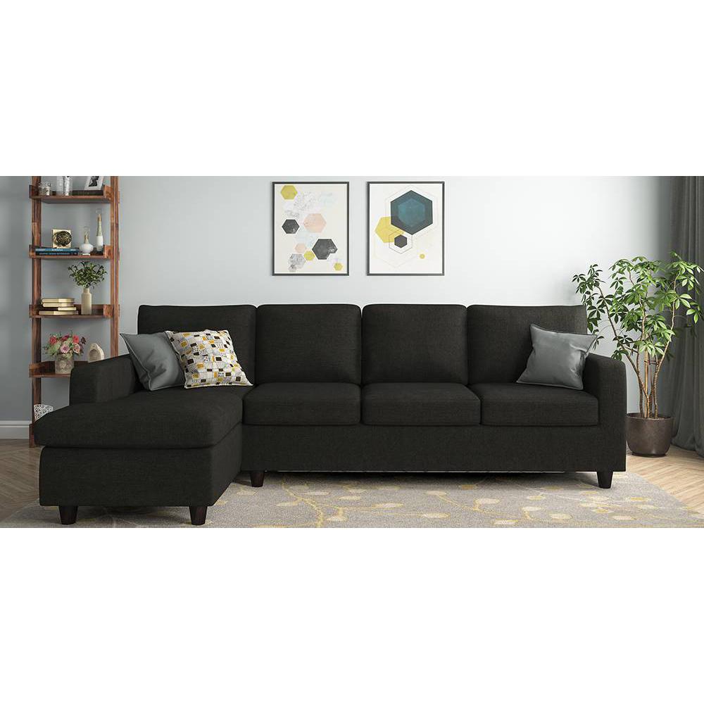 Allison Leatherette L-Shaped Sofas   