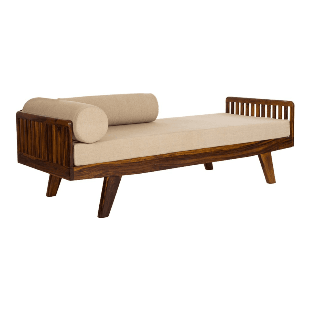  Khaleesi Wooden Diwan Sofa  