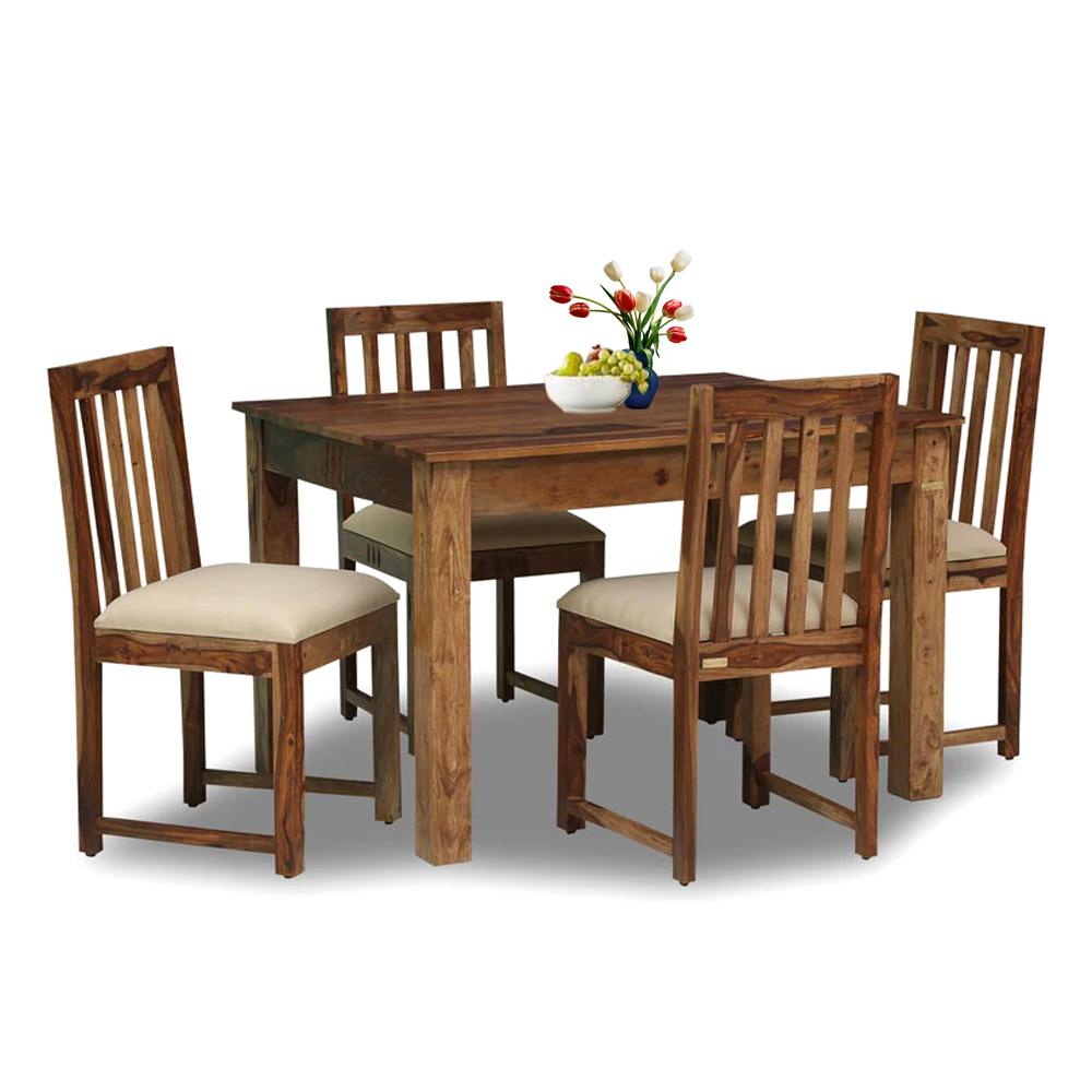 Pecko 1+4 Sheesham Wood Dining Set