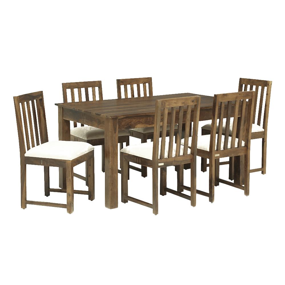 Pecko 1+6 Sheesham Wood Dining Set