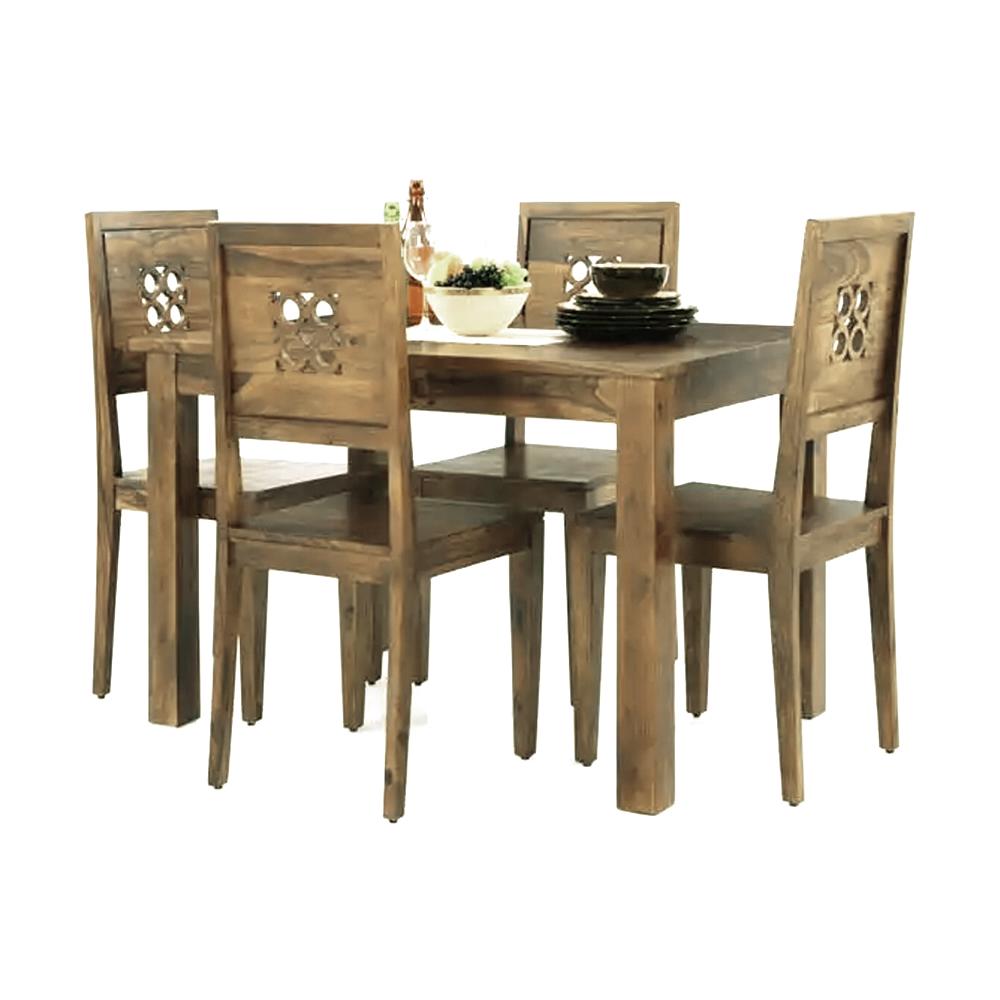 Poppy 1+4 Sheesham Wood Dining Set