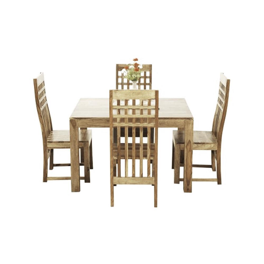 Dylan 1+4 Sheesham Wood Dining Set