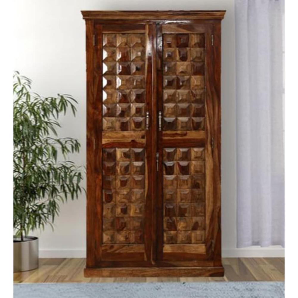Henley 2 Door Sheesham Wood Wardrobe