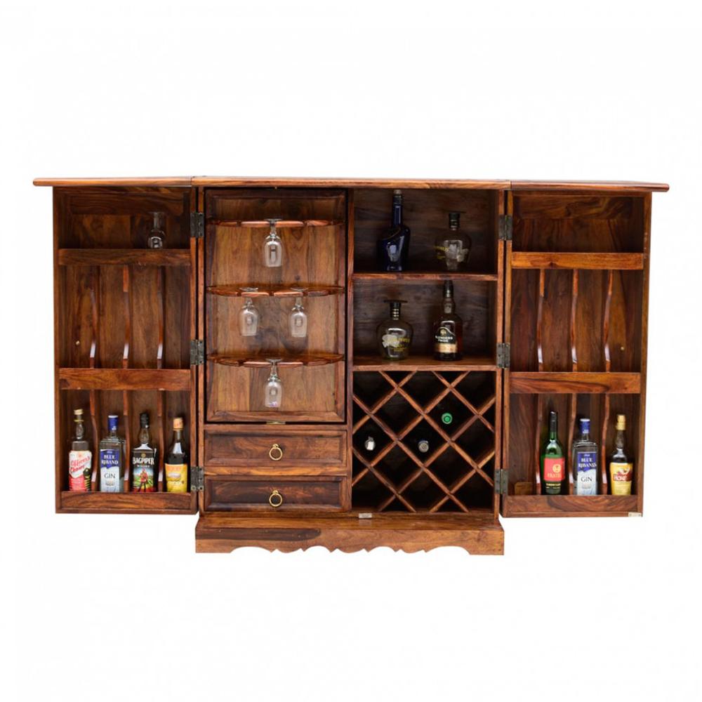 Novah 2 Door Sheesham Wood Wardrobe