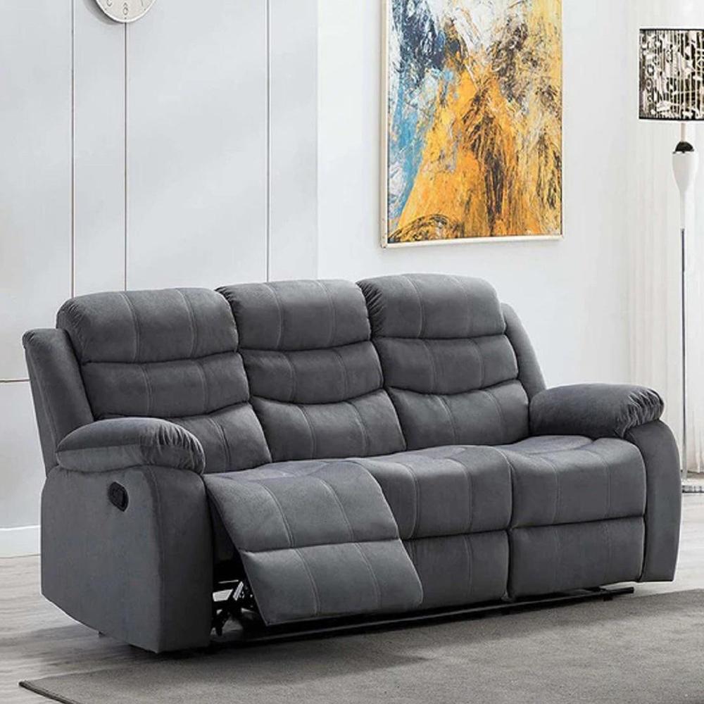 Aspen Fabric Three Seater Recliner 