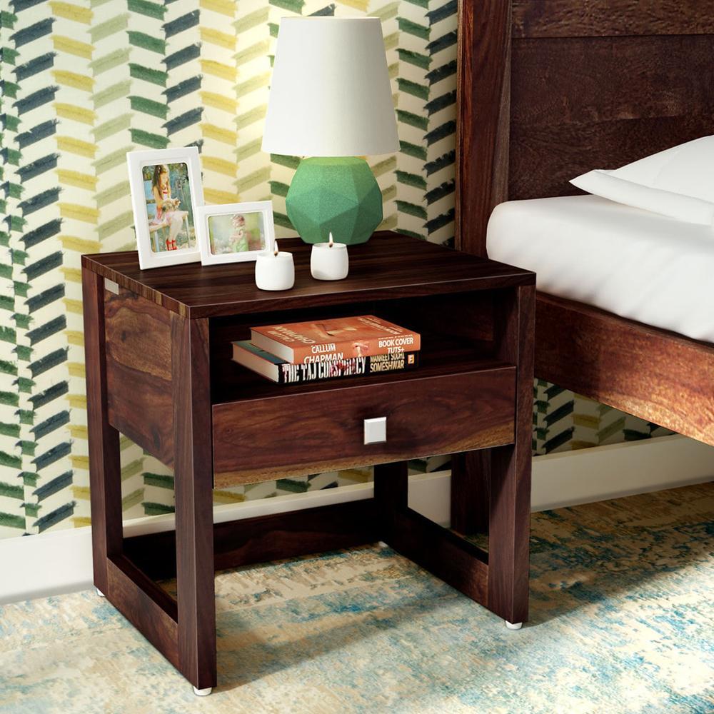 Stevie Sheesham Wood Side Table