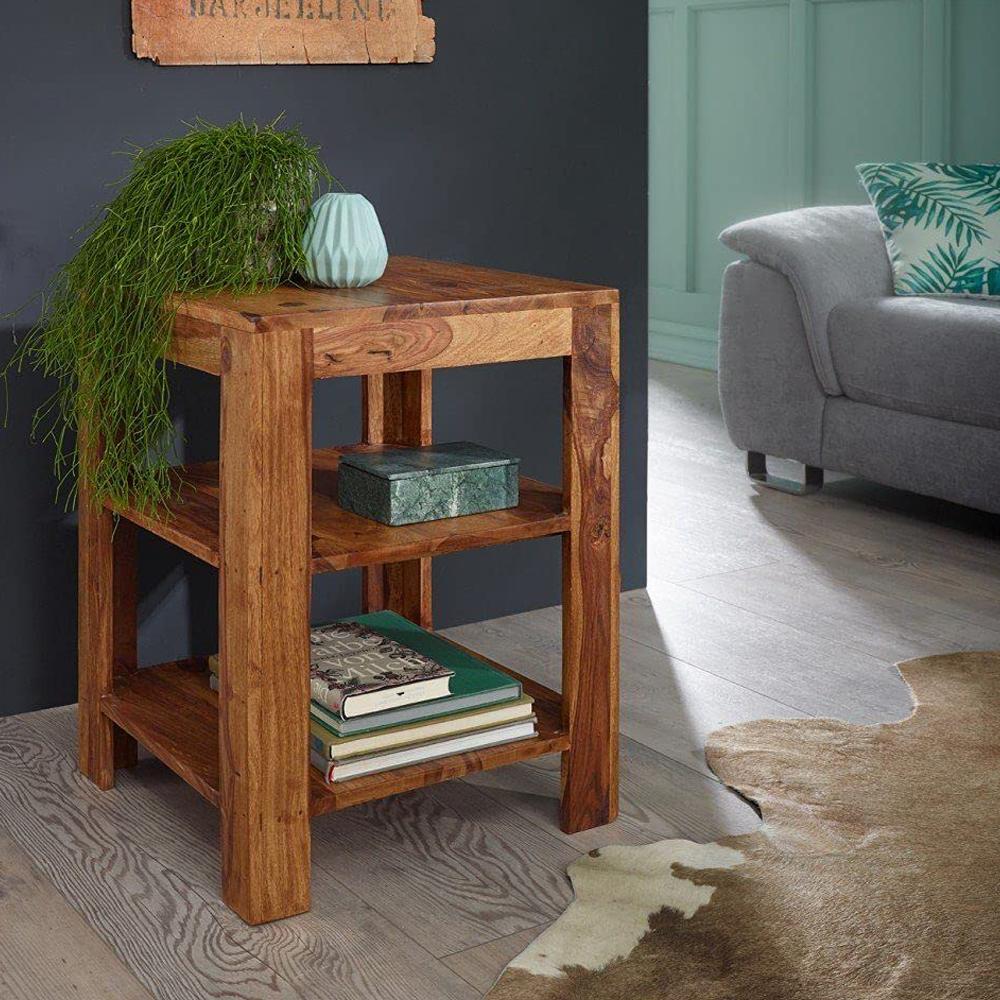 Lana Sheesham Wood Side Table