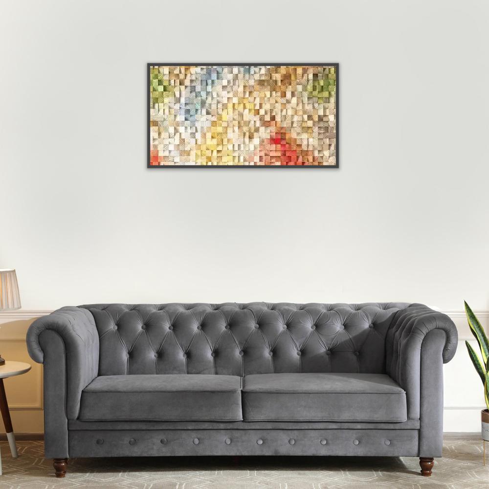 Amiyah 3+1+1 Fabric Sofa Set in Grey Colour