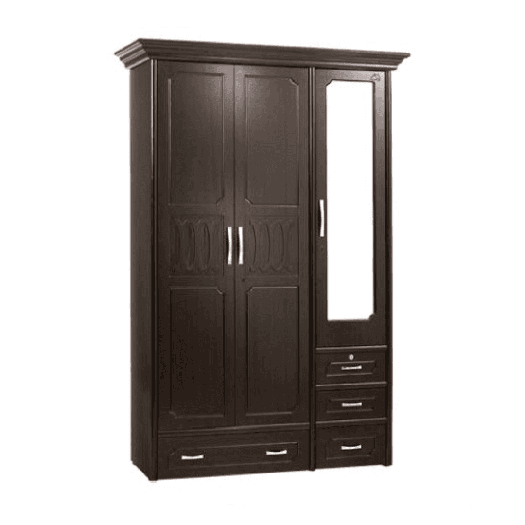 Herman Engineered Wood 3 Door Wardrobe