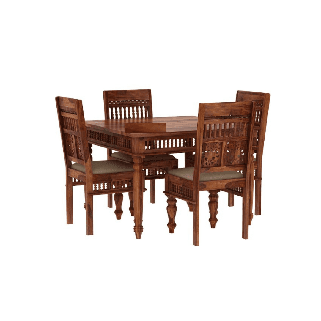 Unoz 1+4 Sheesham Wood Dining Set