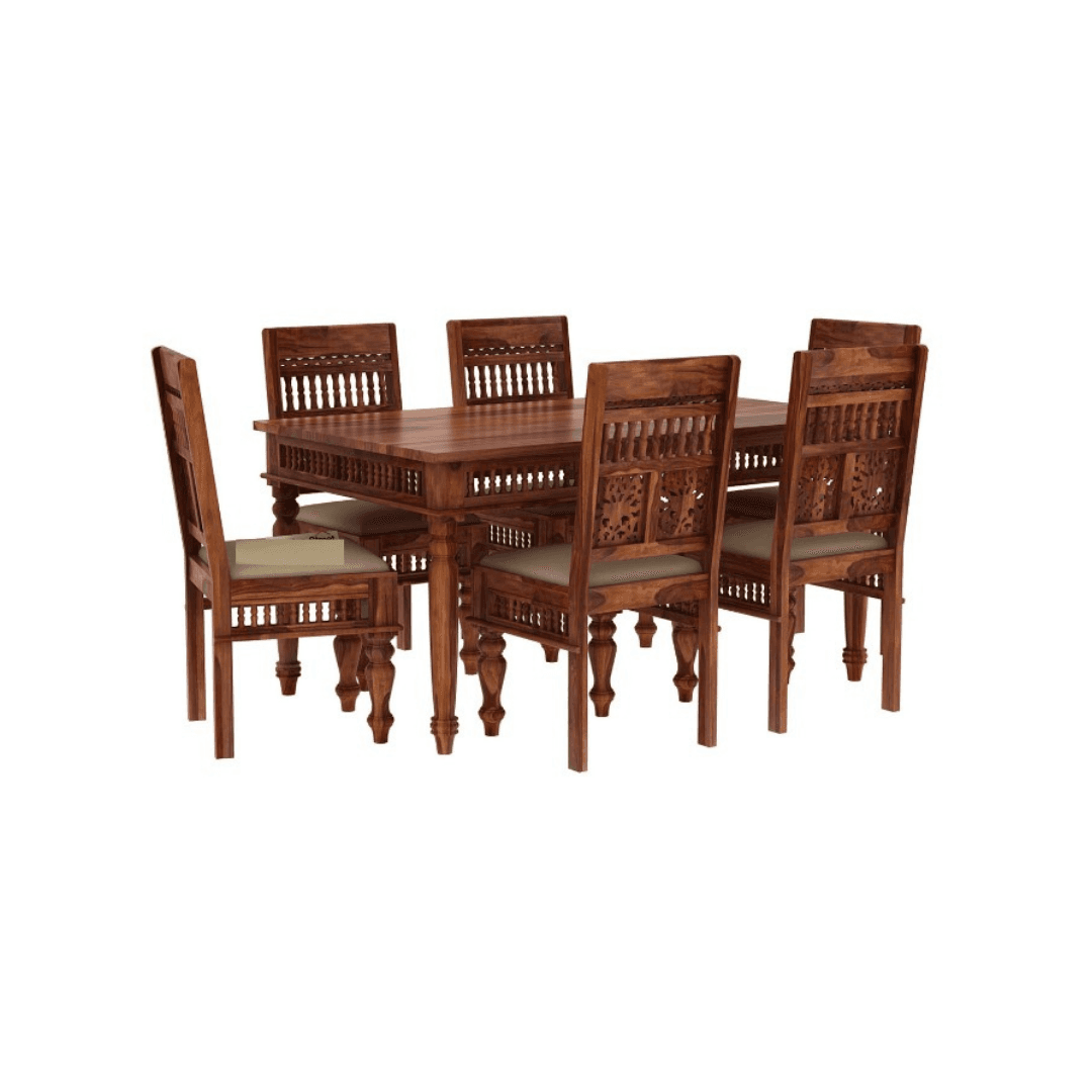 Unoz 1+6 Sheesham Wood Dining Set