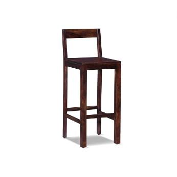 Vasabi Sheesham Wood Bar Stool