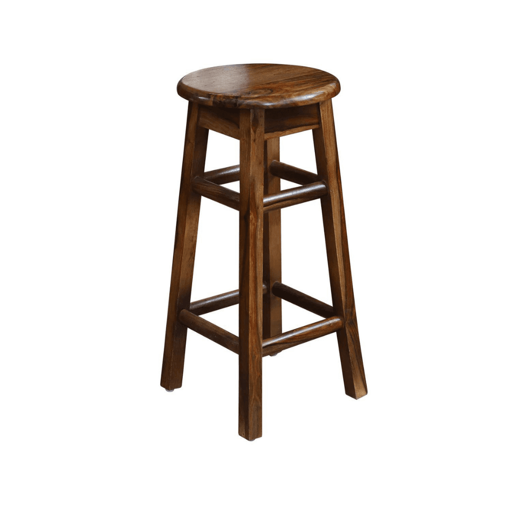 Hangar Sheesham Wood Bar Stool