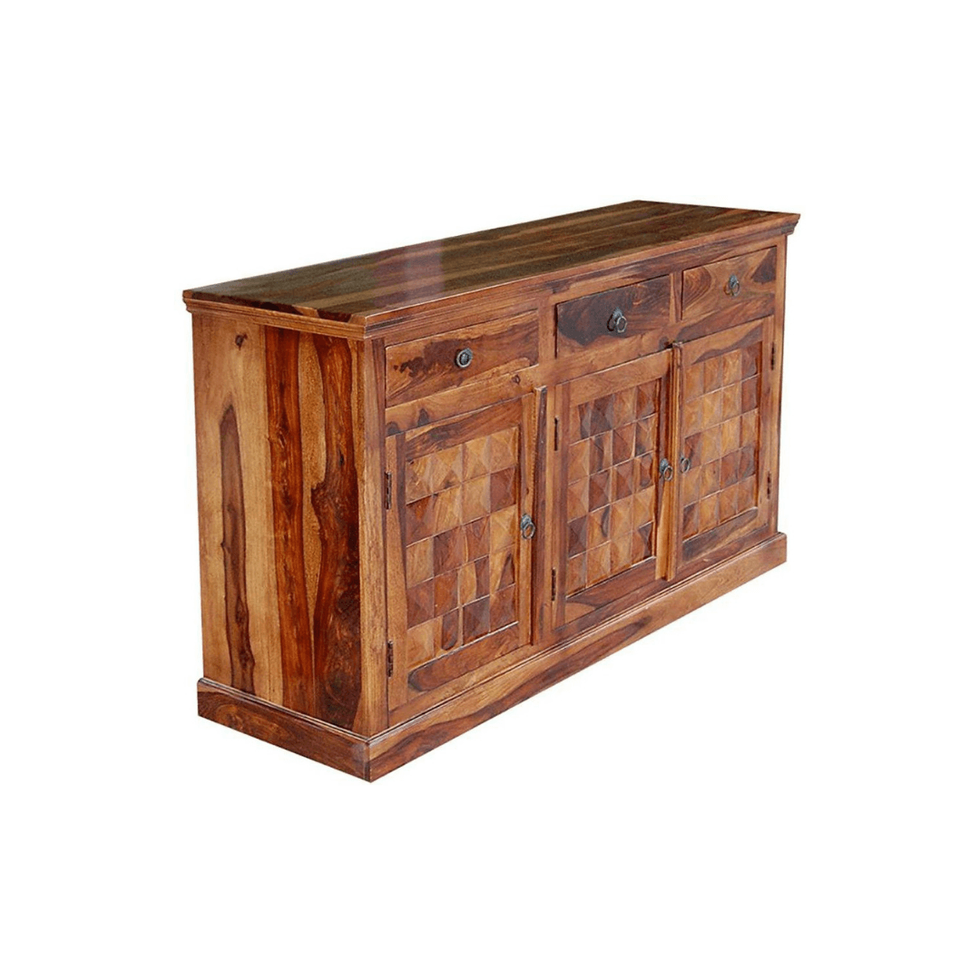 Flamin Sheesham Wood Chest of Drawers