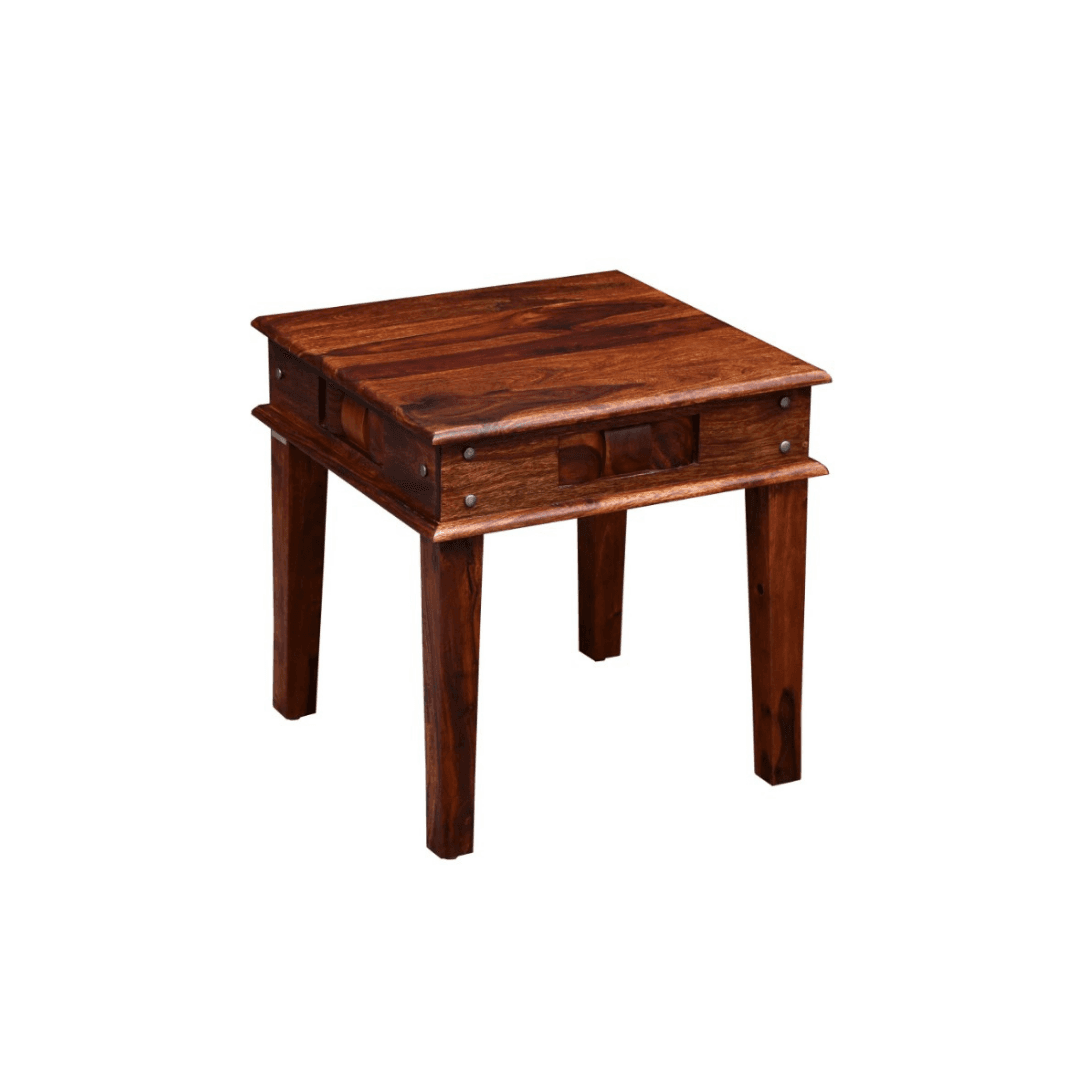 Angelico Sheesham Wood Side Table