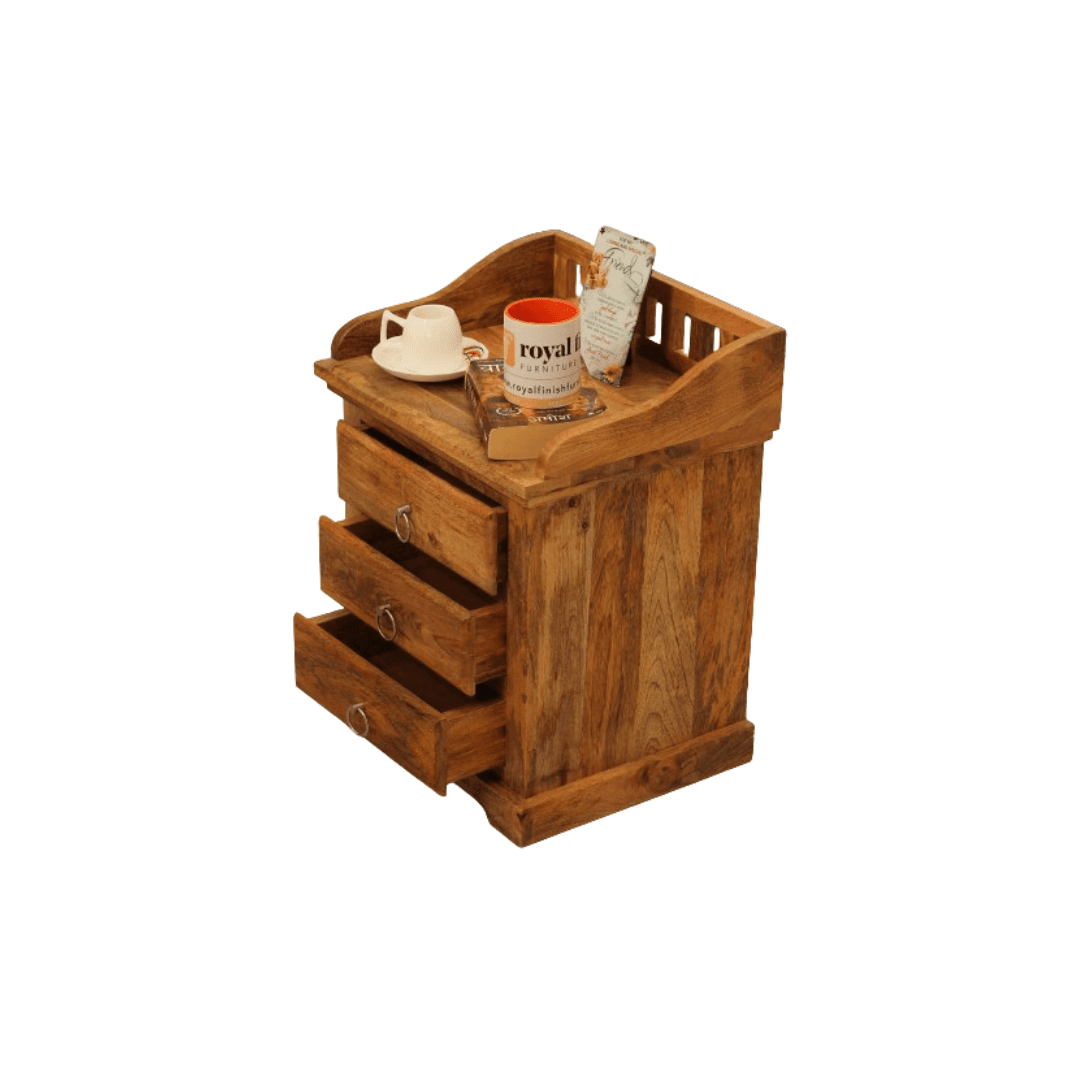 Venice Sheesham Wood Side Table