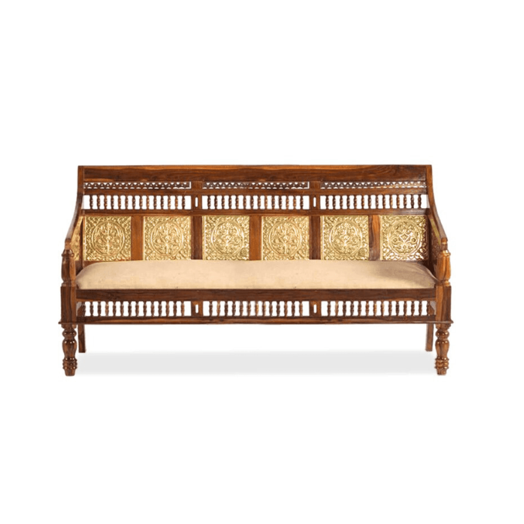 Amary 3+1+1 Sheesham Wood Sofa Set