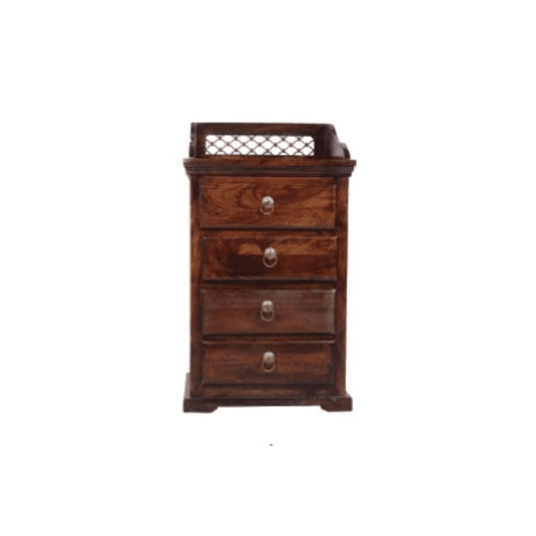 Kade Sheesham Wood Bedside Table