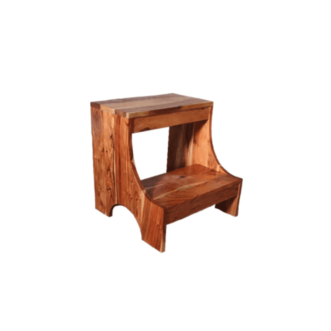 Rong Sheesham Wood Bedside Table