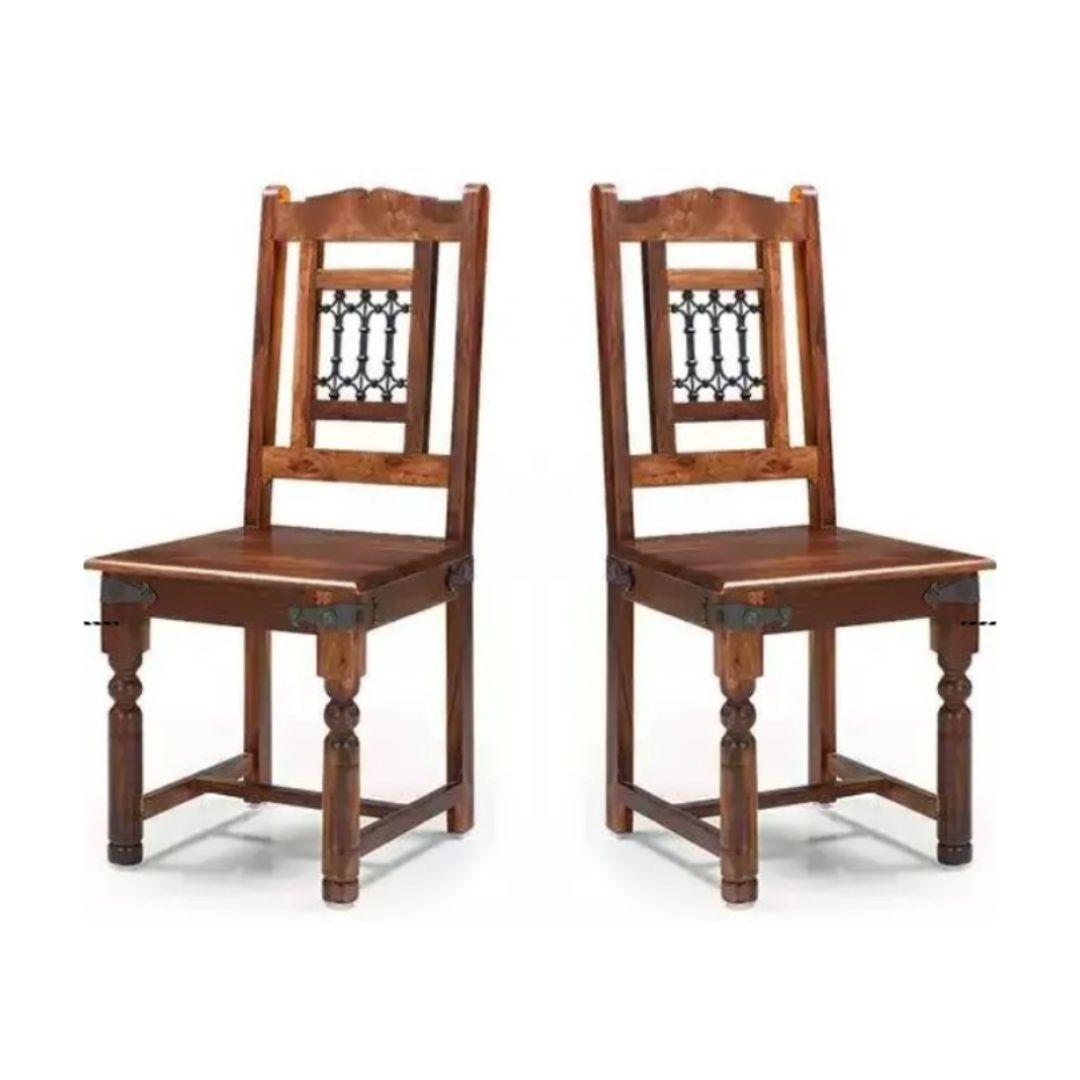 Harley Set of 2 Sheesham Wood Dining Chair
