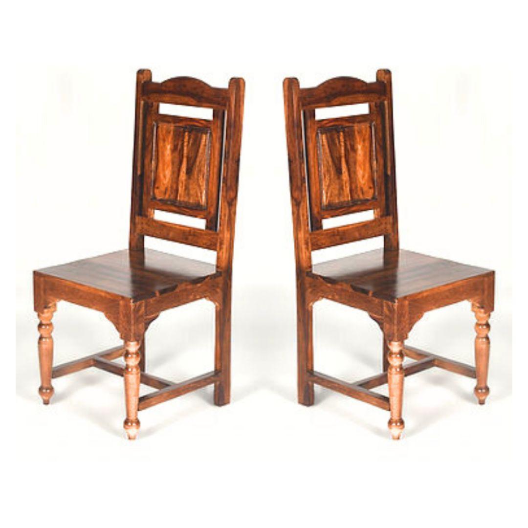 Vivan Set of 2 Sheesham Wood Dining Chair