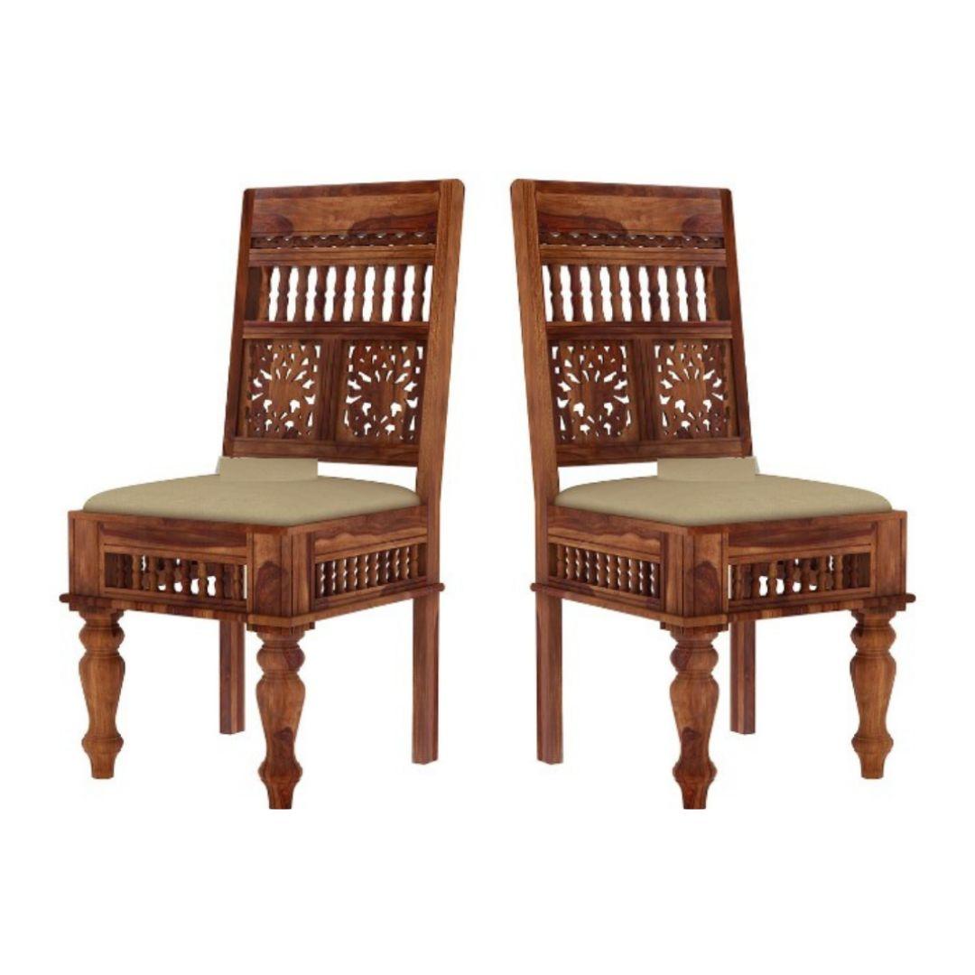 Unoz Set of 2 Sheesham Wood Dining Chair
