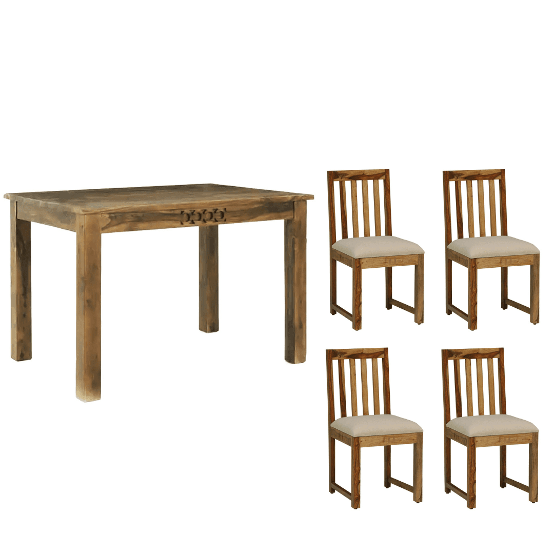 Santino 1+4 Sheesham Wood Dining Set