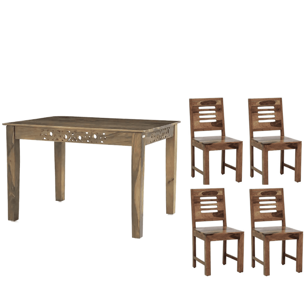 Avy 1+4 Sheesham Wood Dining Set