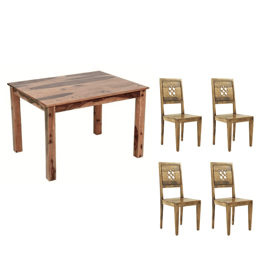 Fenner 1+4 Sheesham Wood Dining Set