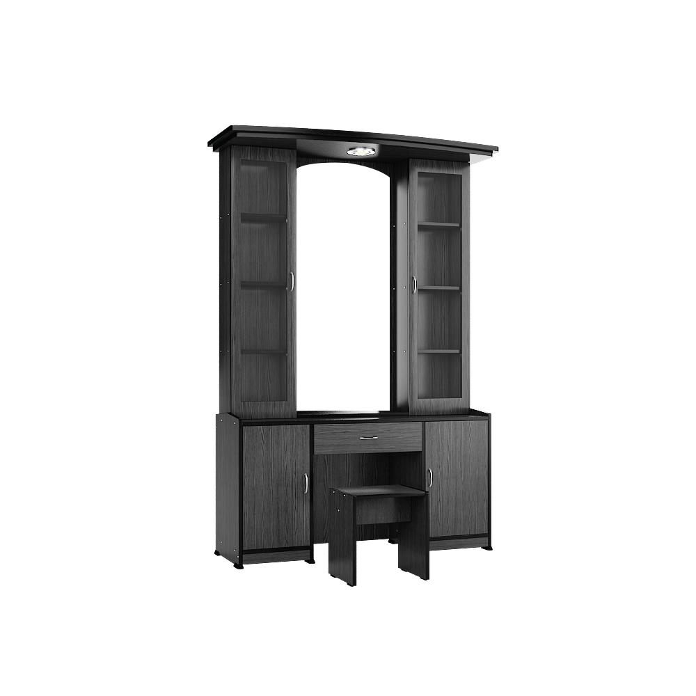 Atlantis Country Dark Dressing Table with Double Shelf