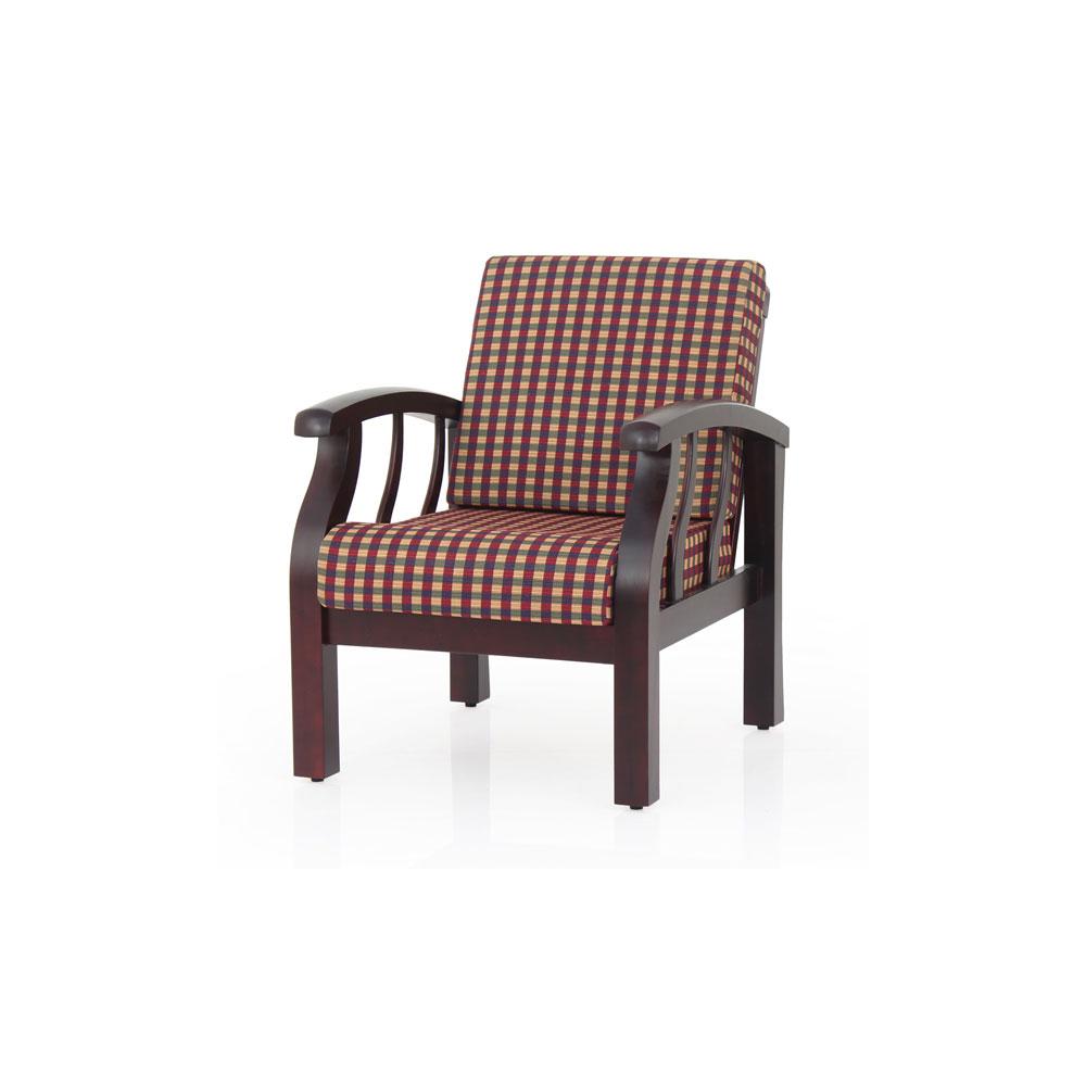 Azalea Solid Wood Single Seater Sofa By Furniture Magik