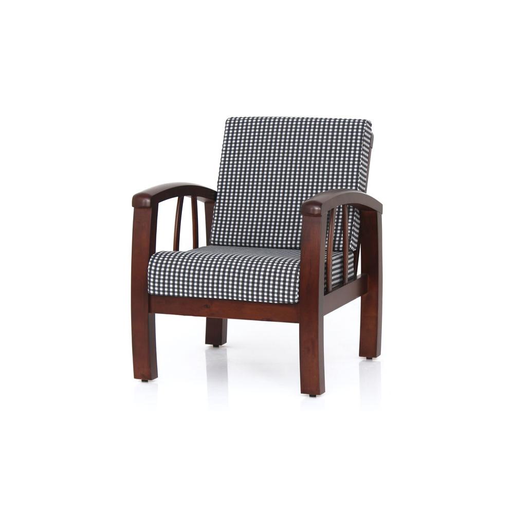 Jasma Solid Wood Single Seater Sofa By Furniture Magik