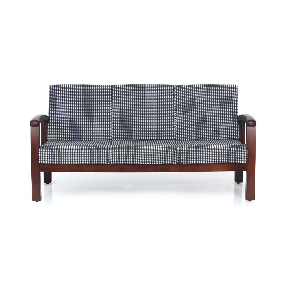 jasma Solid Wood Three Seater Sofa By Furniture Magik